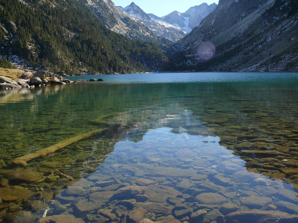 P1100383.JPG - Lac de Gaube avec vue sur le Vignemale
